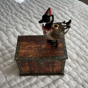 Goose Cake Topper with Hat